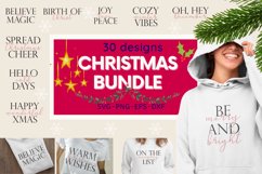 Christmas BUNDLE 30 designs SVG with quotes
