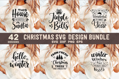 Christmas Bundle SVG bundle 42 designs, Winter SVG Product Image 1