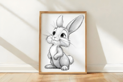 Christmas Bunny Clipart Sublimation Product Image 3