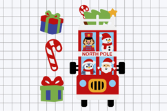 Christmas Bus 3D SVG Product Image 3