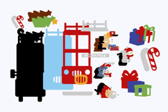 Christmas Bus 3D SVG Product Image 2