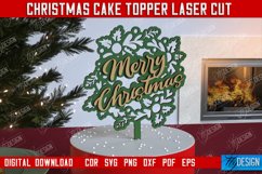 Christmas Cake Topper | Christmas Sign | Holidays | New Year Product Image 1