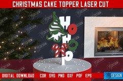 Christmas Cake Topper | Christmas Sign | Holidays | New Year Product Image 1