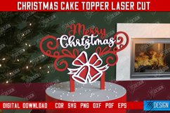 Christmas Cake Topper | Christmas Sign | Holidays | New Year Product Image 1
