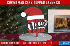 Christmas Cake Topper | Christmas Sign | Holidays | New Year Product Image 1