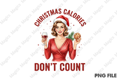 Christmas Calories Don't Count PNG Product Image 1