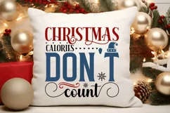 Christmas Calories Don't Count SVG , Christmas SVG Design Product Image 3