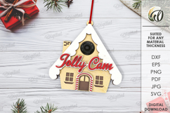 Christmas Cam Bundle Laser Cut. Christmas Decor SVG Product Image 2