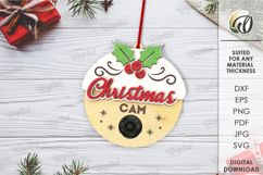 Christmas Cam Bundle Laser Cut. Christmas Decor SVG Product Image 5