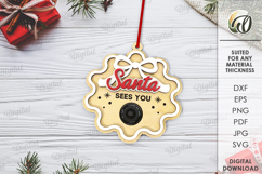 Christmas Cam Bundle Laser Cut. Christmas Decor SVG Product Image 6