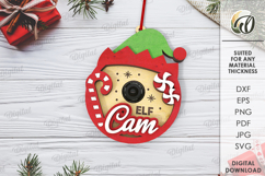 Christmas Cam Bundle Laser Cut. Christmas Decor SVG Product Image 7