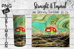 Christmas camping tumbler sublimation PNG for skinny tumbler