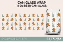 CHRISTMAS CAN GLASS WRAP CUT FILE BEING USED AS A CHRISTMAS BEER CAN GLASS WRAP PRINT