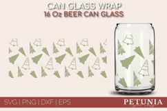 CHRISTMAS CAN GLASS SVG CUT FILE BEING USED AS A CHRISTMAS BEER GLASS PRINT