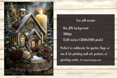 Christmas Garden Flag, Christmas Candle Garden Flags, s1 Product Image 3