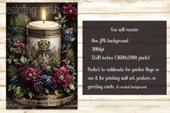 Christmas Garden Flag, Christmas Candle Garden Flags, s2 Product Image 5