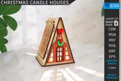 3D Christmas Candle Holders Laser Cut Bundle|Chistmas Houses Product Image 2