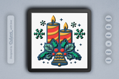 Christmas Candle Light Layered Papercut Product Image 1