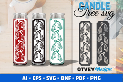 Dollar Tree Christmas Candle SVG | Vertical Designs Product Image 1