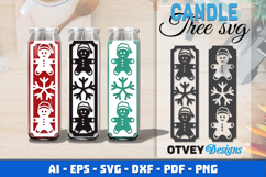 Dollar Tree Christmas Candle SVG | Vertical Designs Product Image 1