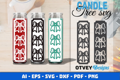 Dollar Tree Christmas Candle SVG | Vertical Designs Product Image 1