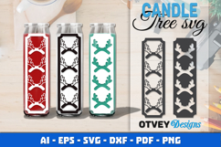 Dollar Tree Christmas Candle SVG | Vertical Designs Product Image 1