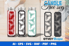 Dollar Tree Christmas Candle SVG | Vertical Designs Product Image 1