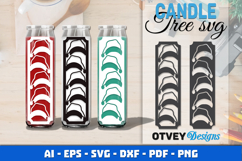 Dollar Tree Christmas Candle SVG | Vertical Designs Product Image 1