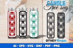 Dollar Tree Christmas Candle SVG | Vertical Designs Product Image 1