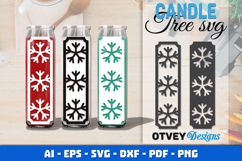 Dollar Tree Christmas Candle SVG | Vertical Designs Product Image 1