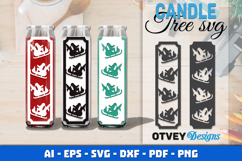 Dollar Tree Christmas Candle SVG | Vertical Designs Product Image 1