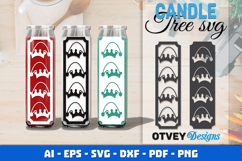 Dollar Tree Christmas Candle SVG | Vertical Designs Product Image 1