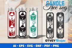 Dollar Tree Christmas Candle SVG | Vertical Designs Product Image 1