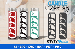 Dollar Tree Christmas Candle SVG | Vertical Designs Product Image 1