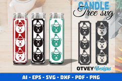 Dollar Tree Christmas Candle SVG | Vertical Designs Product Image 1