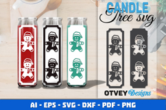 Dollar Tree Christmas Candle SVG | Vertical Designs Product Image 1