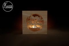 Christmas Candle Holder - Laser Cut File Product Image 3