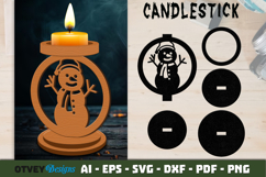 Christmas Candlestick Lasercut BUNDLES Product Image 9