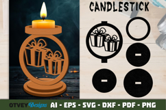 Christmas Candlestick Lasercut BUNDLES Product Image 7