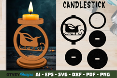 Christmas Candlestick Lasercut BUNDLES Product Image 9