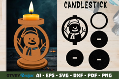 Christmas Candlestick Lasercut BUNDLES Product Image 3