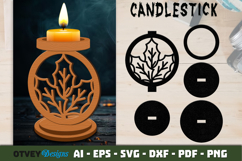 Christmas Candlestick Lasercut BUNDLES Product Image 6