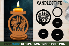 Christmas Candlestick Lasercut BUNDLES Product Image 7