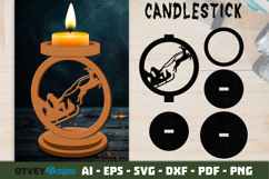 Christmas Candlestick Lasercut BUNDLES Product Image 8