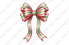 Christmas Candy Bow Png Product Image 1