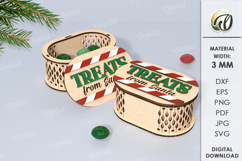 Christmas Candy Boxes Bundle Lasercut. Candy Boxes SVG Product Image 9