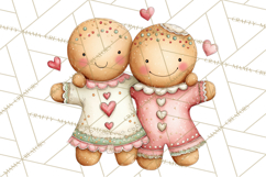 Pastel Candy Canes and Sweet Treats Clipart PNG, Pink Mint Product Image 5