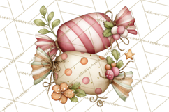 Pastel Candy Canes and Sweet Treats Clipart PNG, Pink Mint Product Image 3