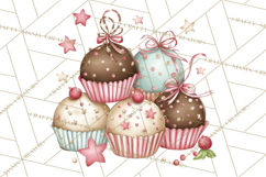Pastel Candy Canes and Sweet Treats Clipart PNG, Pink Mint Product Image 2