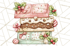 Pastel Candy Canes and Sweet Treats Clipart PNG, Pink Mint Product Image 5